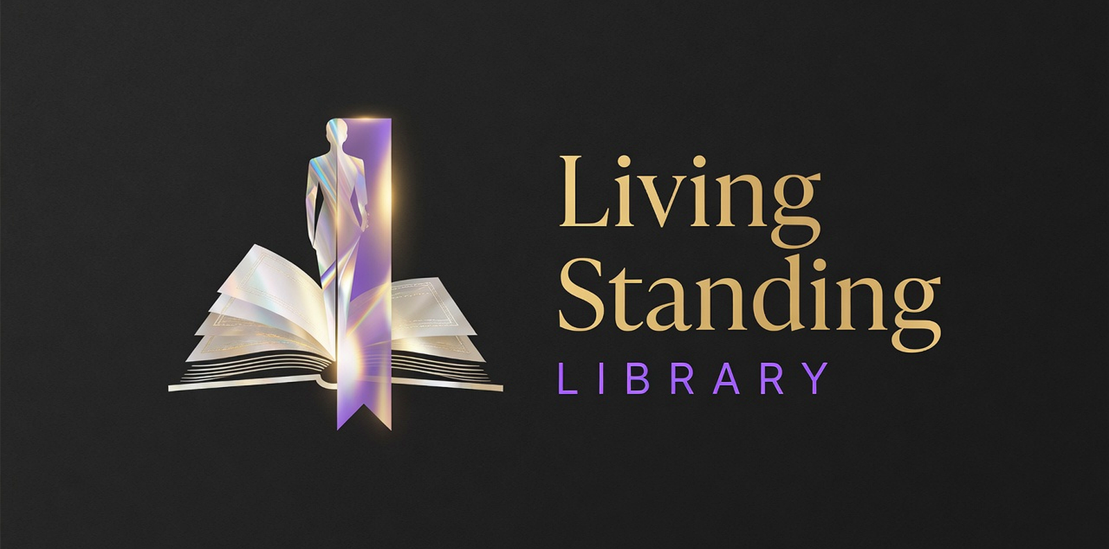 Living Standing Library wordmark